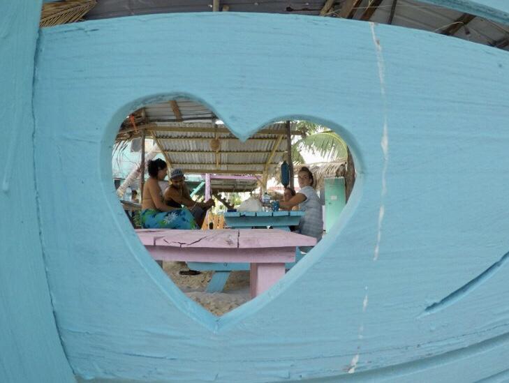 Auberge de jeunesse Tropical Oasis à Caye Corker Extérieur photo